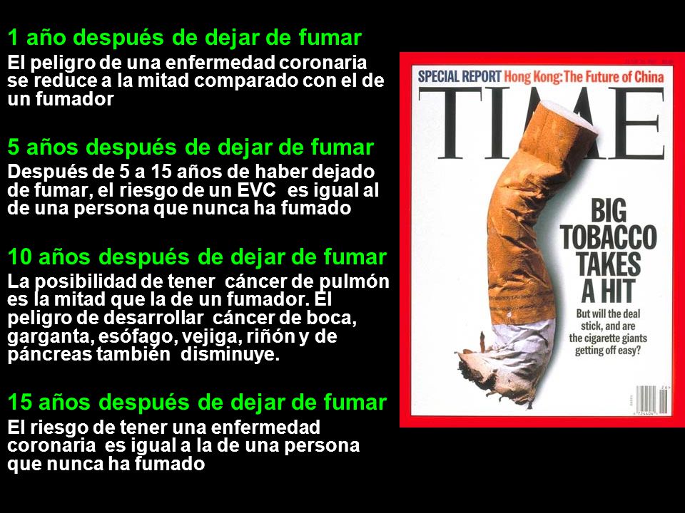 Como he dejado a fumar el humor